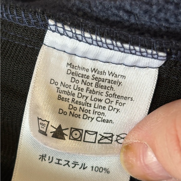 Eddie Bauer Wild Pro Fleece Jacket Men’s XXL Navy Blue Full Zip Heavyweight - Picture 14 of 14